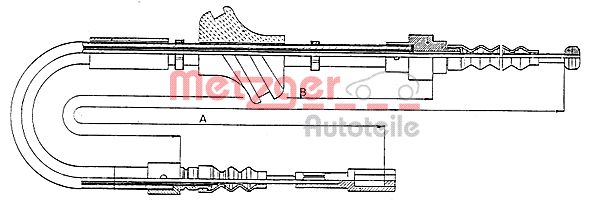 Handremkabel Metzger 10.7581