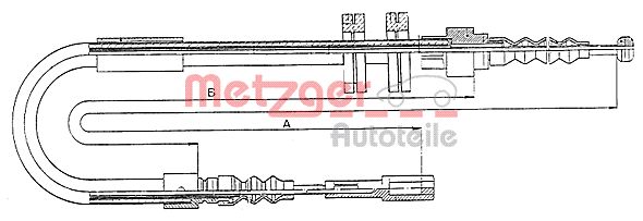 Handremkabel Metzger 10.7582