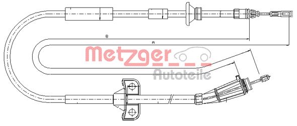 Handremkabel Metzger 10.8066