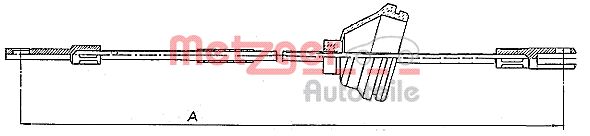 Handremkabel Metzger 10.818