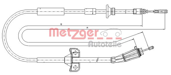 Handremkabel Metzger 10.8185