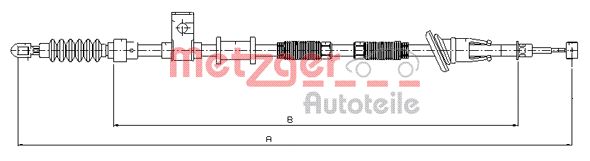 Handremkabel Metzger 10.8224