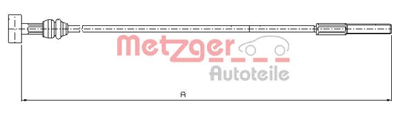 Handremkabel Metzger 10.8226