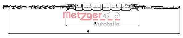 Handremkabel Metzger 10.9031