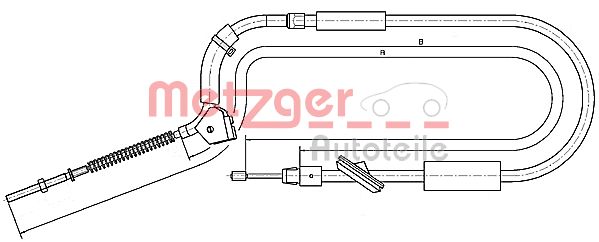 Handremkabel Metzger 10.9335