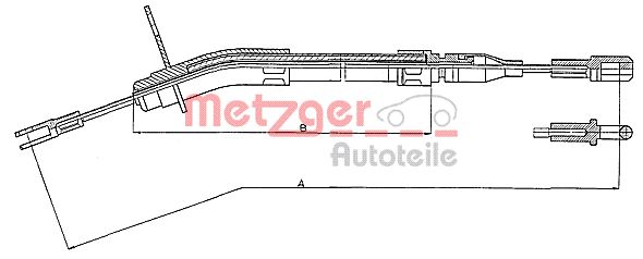 Handremkabel Metzger 10.935