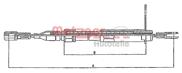 Handremkabel Metzger 10.943