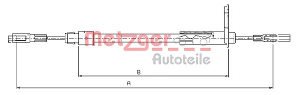 Handremkabel Metzger 10.9441