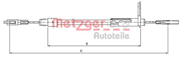 Handremkabel Metzger 10.9442