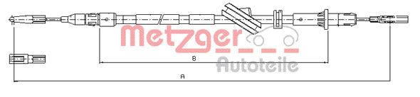 Handremkabel Metzger 10.9444