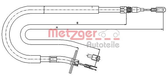 Handremkabel Metzger 10.9875
