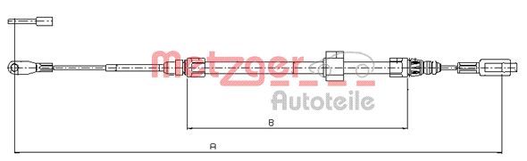 Handremkabel Metzger 10.9884