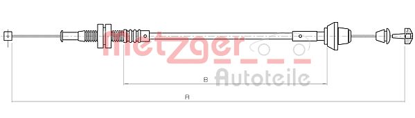 Gaskabel Metzger 11.0182