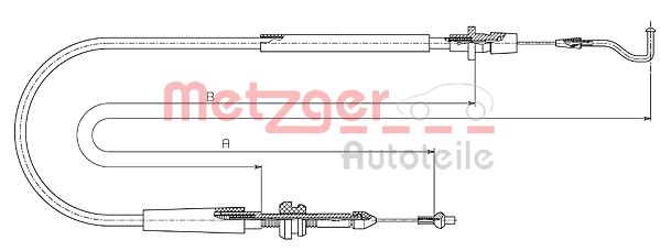 Gaskabel Metzger 11.0636