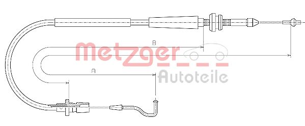 Gaskabel Metzger 11.0637