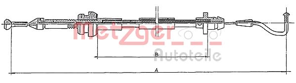 Gaskabel Metzger 11.087