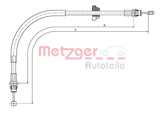 Handremkabel Metzger 11.5571