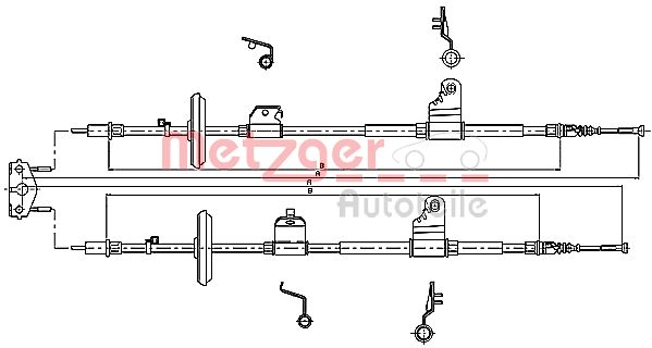 Handremkabel Metzger 11.5778