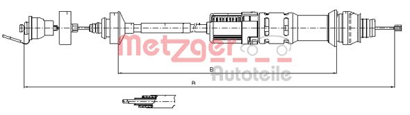 Koppelingskabel Metzger 11.2198