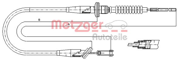 Koppelingskabel Metzger 11.2535