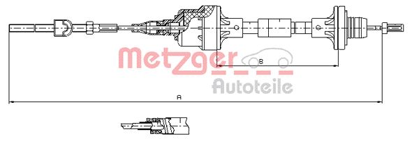 Koppelingskabel Metzger 11.2561