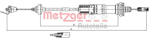 Koppelingskabel Metzger 11.3049