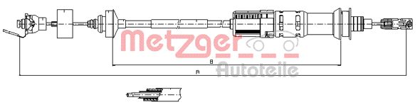 Koppelingskabel Metzger 11.3924