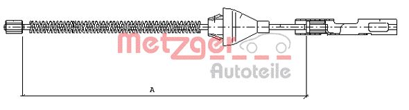Metzger Handremkabel 11.5454