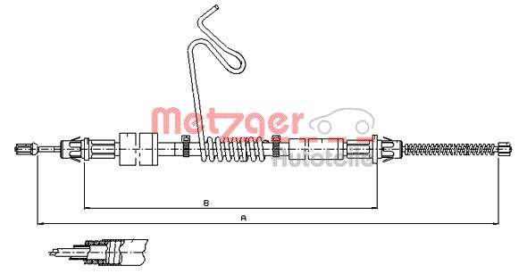 Handremkabel Metzger 11.5669
