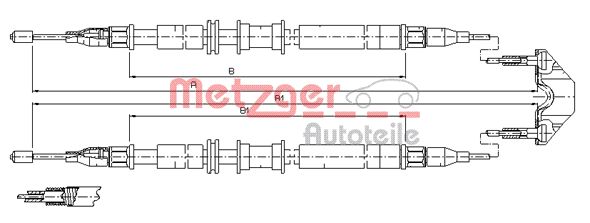 Handremkabel Metzger 11.5791