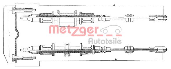 Handremkabel Metzger 11.5853