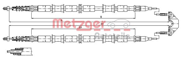 Handremkabel Metzger 11.5863