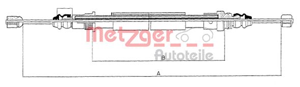 Handremkabel Metzger 11.6582