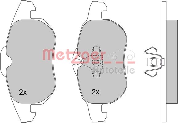 Remblokset Metzger 1170100