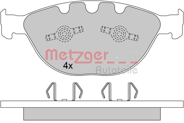 Remblokset Metzger 1170380