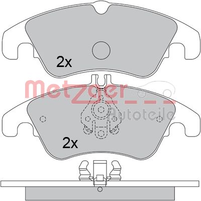 Remblokset Metzger 1170509