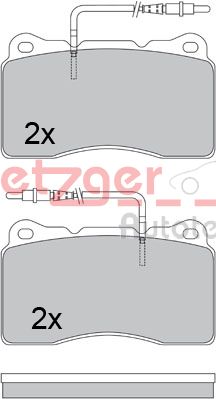 Remblokset Metzger 1170534