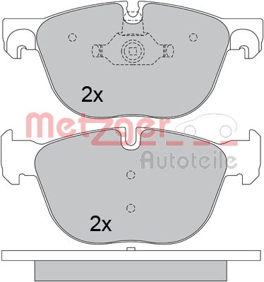 Remblokset Metzger 1170562