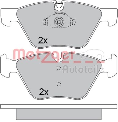 Remblokset Metzger 1170684