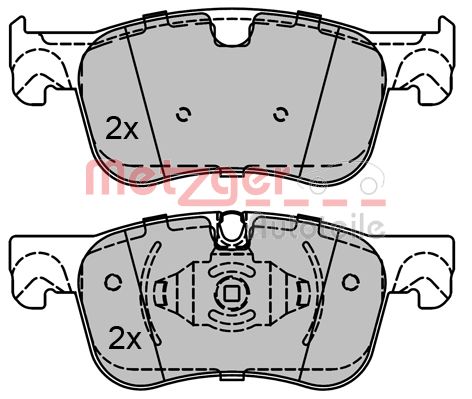 Remblokset Metzger 1170804