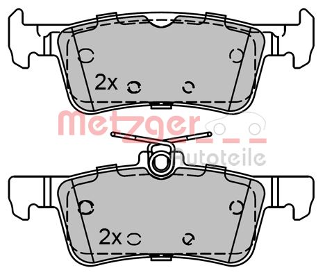 Remblokset Metzger 1170810