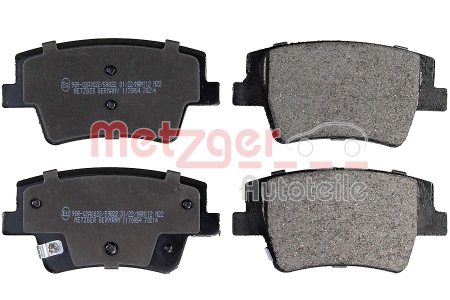 Remblokset Metzger 1170954