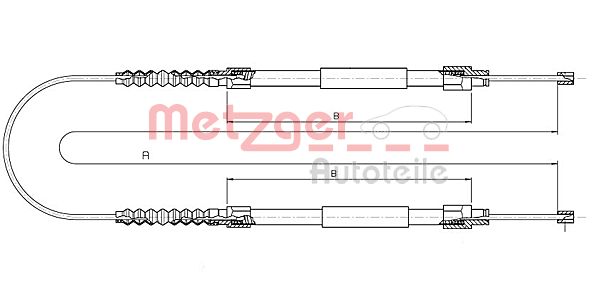 Handremkabel Metzger 1171.11