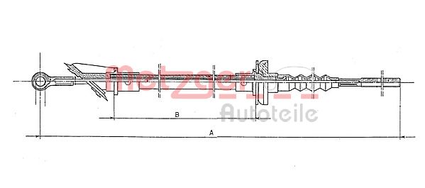 Koppelingskabel Metzger 1172.1