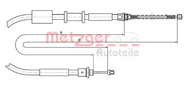 Handremkabel Metzger 1281P2