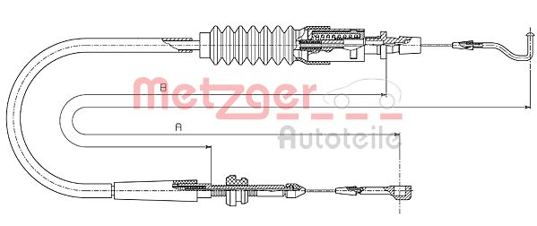 Gaskabel Metzger 14.4304