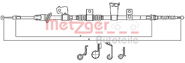 Handremkabel Metzger 17.2299