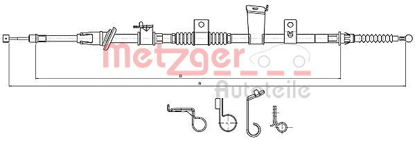 Handremkabel Metzger 17.2300