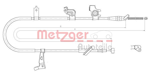 Handremkabel Metzger 17.5060