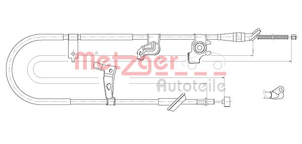 Handremkabel Metzger 17.5061